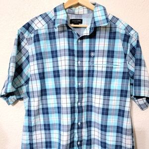 Ariat Men's Pro Series Button Down Short Sleeve Western Shirt